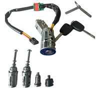 Partsline Kit Antivol Direction et Serrures de Portes compatible avec C3 I | Avec clés. Serrures de portes avant, boîte à gants et trappe à carburant. Réf. équivalentes : 4162.AG, 4162.AH