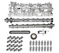 Partsline Kit d'arbre à cames complet avec chaine de 8 mm compatible avec les motorisations 1.5 HDI BlueHDi Ecoblue D-4D - 1638159880 9830580480 9823920080