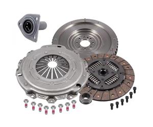 Partsline Kit d'Embrayage (4 pièces) avec Guide Butée compatible avec Peugeot 307 2.0 HDi 110 cv (2000-2009) - Réf 2052N5