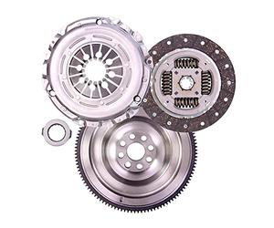 Partsline Kit d'Embrayage 4 Pièces compatible avec Série 3 E36 E46 | Avec volant moteur. Aussi compatible avec Série 5 E39 et Z3 E36. Réf. équivalentes : 21211223610, 21217509078