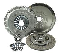 Partsline Kit Embrayage + Volant compatible avec RAV4 Avensis 2.0 D4D | Avec butée, volant moteur fixe, 90/110/115/116 ch. Réf. équivalentes : 134500G011, 134500G010, 1345027020