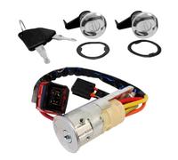 Partsline Kit Neiman Antivol de Direction avec 2 Barillets de Portes Avant et 2 Clés compatible avec Peugeot 206 (1998-2009) - 4162NQ