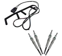 Partsline Kit Réparation Câble Faisceau AVEC 4 Bougies de Préchauffage compatible avec LEON TOLEDO II GOLF IV 1.9 TDI 150cv - 038971220C N10579201 N10579202