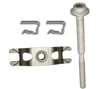 Partsline Kit vis injecteur avec support compatible avec A1, A3, Q2, Ibiza, Leon, Octavia, Golf, moteur TDI remplacement vis et bride injecteur