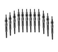 Partsline (Lot de 12) Bougie de préchauffage compatible avec A3, A4, A6, Duster, Logan, Sandero, Clio, Kangoo, Laguna, Master, Modus, Scénic, Golf IV, Polo, 1.9 SDI DCi DTi - N10140101 N10140102