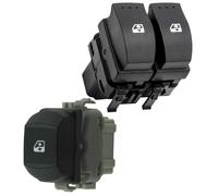 Partsline (Lot de 2) Bouton de Lève-Vitre Électrique Avant Gauche et Avant Droit compatible avec Espace IV, Mégane II, Scénic II - 8200057319 8200060045