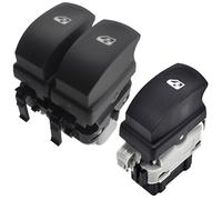 Partsline (Lot de 2) Bouton de Lève-Vitre Électrique Avant Gauche ET Avant Droit OU Arrière Gauche OU Arrière Droit compatible avec Clio III, Modus, Twingo II - 8200002451 8200214936