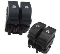 Partsline (Lot de 2) Double Bouton de Lève-Vitre Électrique pour Platine Avant Gauche (côté conducteur) compatible avec Espace IV, Laguna II, Mégane II, Scénic II - 8200108272 8200315034 8200549867