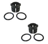 Partsline (Lot de 2) Kit de Réparation Bague d'Etanchéité pour Crémaillère de Direction AVEC Joints compatible avec CLIO III FLUENCE KANGOO II SCENIC II - 490016514R 490019110R