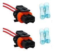 PARTSLINE - (Lot de 2) Kit Réparation Prise Fiche Connecteur Connectique Cablage Faisceau Electrique Cable Injecteur 2,8 HDI JTD équivalent à 1350885080 compatible pour Boxer Jumper Ducato