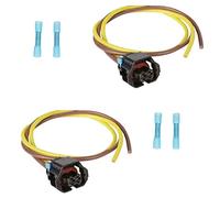 PARTSLINE (Lot de 2) Kit Réparation Prise Fiche Connecteur Connectique Cablage Faisceau Electrique Cable Injecteur 71749541 compatible pour 147 159 GIULIETTA 500 BRAVO CROMA DOBLO DUCATO FIORINO PUNTO