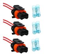 PARTSLINE - (Lot de 3) Kit Réparation Prise Fiche Connecteur Connectique Cablage Faisceau Electrique Cable Injecteur 2,8 HDI JTD équivalent à 1350885080 compatible pour Boxer Jumper Ducato