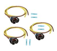 PARTSLINE (Lot de 3) Kit Réparation Prise Fiche Connecteur Connectique Cablage Faisceau Electrique Cable Injecteur 71749541 compatible pour SCUDO ULYSSE ASTRA CORSA INSIGNIA MERIVA VECTRA ZAFIRA