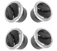 Partsline (Lot de 4) Grilles de Ventilation Tableau de Bord compatibles avec Dokker, Duster, Lodgy, Logan, Sandero, NV400, Movano B, Master 3 - 687600913R 687606360R