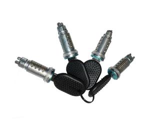Partsline Lot de 4 Serrures de Porte compatible avec Jumper Ducato Boxer | De 2002 à 2006. Avant gauche/droite, latérale droite et arrière battante, avec 4 clés.