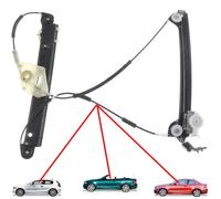 Partsline Mécanisme de Lève Vitre Avant Gauche SANS Moteur compatible avec SÉRIE 1 (E81, E82, E88) 51337165595 7165595