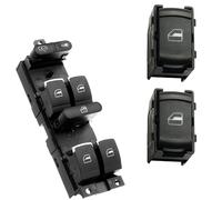 Partsline Platine Avant Gauche avec Bouton Avant Droit ou Arrière Gauche ou Droit de Lève-vitre Électrique compatible avec Leon, Toledo II, Bora, Golf IV, Passat B5/B5.5 - Réf 3B0959855 3B095985501C