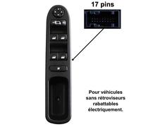 Partsline Platine Bouton Interrupteur Commande de Lève Vitre Avant Gauche pour 207 207 SW - 6490EJ 6554QG