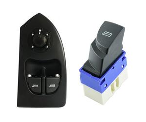 Partsline Platine Complète Avant Gauche avec Bouton de Lève-vitre Électrique Avant Droit compatible avec Jumper, Ducato et Boxer (2002-2006) - Réf 6554T3 6554T5 735315616