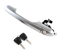 Partsline Poignée de Porte Extérieure Avant Gauche compatible avec 147 | Côté conducteur, avec barillet et 2 clés. Réf. équivalentes : 156073261, 156073260