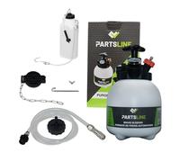 Partsline Purgeur de Frein Automatique et d'Embrayage avec Adaptateurs MULTIMARQUES (Purge Vidange Circuit Freinage) AVEC Bouteille de Récupération de Liquide de Frein