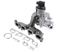 Partsline Turbocompresseur compatible avec A3 Q3 Alhambra 2.0 TDI | Sans retour de consigne. Aussi compatible avec Leon, Octavia II et Golf VI. Réf. équivalentes : 03L253010G, 03L253019P