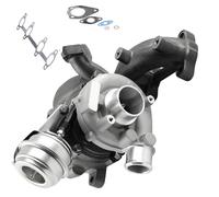 Partsline Turbocompresseur (sans retour de consigne) compatible avec A3 (8L1), Galaxy I, Alhambra, Cordoba, Leon, Toledo II, Octavia I, Bora I, Golf IV, Sharan 1.9 TDI 100 110 115 cv - 038253019D