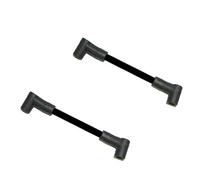 PARTSRUN Lot de 2 câbles de bougie marine Performance Premium 6" pour câble bougie OMC Johnson Evinrude Sierra 18-8816-1 ZF478V