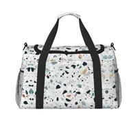 Parttern Sac de sport pour femme avec compartiment Blanc, Noir , Taille unique