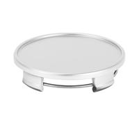 Partuto 1 Pc 65mm 2,56" Od - Cache-Moyeu De Roue De Voiture Universel - Couvre-Moyeu Auto Accessoires Automobiles Résistant Aux Rayures - Plastique Durable Ton Argent