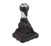 Partuto 6 Vitesses Levier De Vitesse Manuel Avec Couvercle Anti-Poussière Pommeau De Levier De Vitesse De Voiture Pour Audi A6 C6 4F Avant Et Berline 2004-2008 En Plastique Noir 1 Pièce