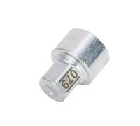 Partuto Écrou De Roue Antivol e Serrure Anti-vol Pour Roue De Voiture - Pour BMW Pour MINI COOPER Acier Allié Plaqué Zinc Ton Argenté - 1 Pc #079