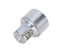 Partuto Écrou De Verrouillage De Roue - Clé De Démontage De Vis Antivol De Voiture 061 - pour BMW pour Mini Cooper En Acier Allié Plaqué Zinc Ton Argent - 1 Pièce
