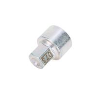 Partuto Écrou De Verrouillage De Roue - Clé De Déverrouillage De Vis Antivol De Voiture 073 - pour BMW pour Mini Cooper En Acier Allié Plaqué Zinc Ton Argent - 1 Pièce