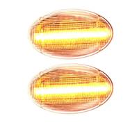 Partuto Feu De Position Latéral Pour Subaru Impreza Mk2 Gd 2000-2007 Feu Répétiteur Latéral Ambre Led Boîtier De Feu Clignotant Remplacement Abs 2Pcs