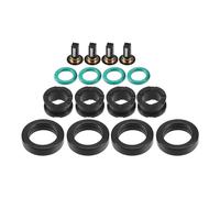 Partuto Joint Torique De Buse D'Injecteur De Carburant - Kit De Réparation De Joint Torique De Voiture - Pour Suzuki Gsxr1000 2002 En Caoutchouc Nbr Noir - 4 Ensembles