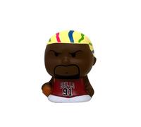 Party Animal NBA Legends Squeezymates Squeezy Figurine Jumbo Couleurs de l'équipe 10,2 cm de haut (Chicago Bulls- Dennis Rodman)