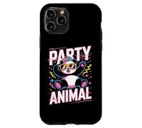 Party Animal Panda Tee Funny Cool Lunettes de Soleil Casquette Style rétro Coque pour iPhone 11 Pro