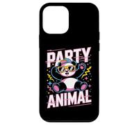 Party Animal Panda Tee Funny Cool Lunettes de Soleil Casquette Style rétro Coque pour iPhone 12 Mini