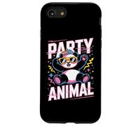 Party Animal Panda Tee Funny Cool Lunettes de Soleil Casquette Style rétro Coque pour iPhone SE (2020) / 7/8