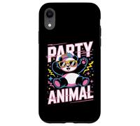 Party Animal Panda Tee Funny Cool Lunettes de Soleil Casquette Style rétro Coque pour iPhone XR