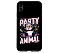 Party Animal Panda Tee Funny Cool Lunettes de Soleil Casquette Style rétro Coque pour iPhone XS Max
