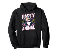 Party Animal Panda Tee Funny Cool Lunettes de Soleil Casquette Style rétro Sweat à Capuche