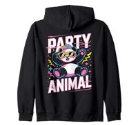 Party Animal Panda Tee Funny Cool Lunettes de Soleil Casquette Style rétro Sweat à Capuche