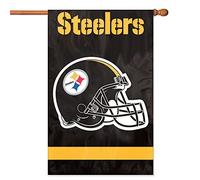 Party Animal Pittsburgh Steelers NFL de Bannière Drapeau, Noir