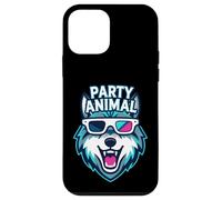 Party Animal Wolf with 3D Glasses Funny Rave Graphic Coque pour iPhone 12 Mini
