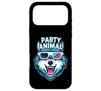 Party Animal Wolf with 3D Glasses Funny Rave Graphic Coque pour iPhone 17 Pro Max