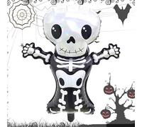 Party Ballons En Aluminium Gonflable - Décorations De Citrouille Et De Chauves-souris D'Halloween, Film En Aluminium | Affichage De Vacances En Plein Air En Intérieur, Accent De Maison Hantée, Célébra