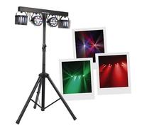 PARTY BAR DERBY - BoomToneDJ ; LE projecteur à effets INCONTOURNABLE pour vos soirées privées, bars, dj mobile, Nombreux programmes automatiques, Trépieds inclus.