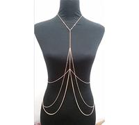 Party Body Chains Body Chain - Fashion Femmes Chaînes de couleurs or Design Unique Design Sexy Bikini Chains bijoux pour les accessoires de carrosserie de plage de mariage